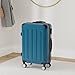 BEIBYE Hartschalen Koffer Trolley Rollkoffer Reisekoffer 4 Zwillingsrollen Polycabonat (Pale Green, 66cm - 70L)