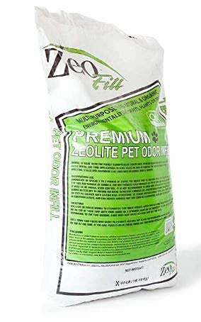 Zeofill Pet Odor Infill for Artificial Turf – 40 Lbs. Bag; Made Of 97% Pure Clinoptilolite Zeolite To Eliminate Odors In The Yard, Grass, Playgrounds, Lawns, Athletic Fields And Synthetic Turf