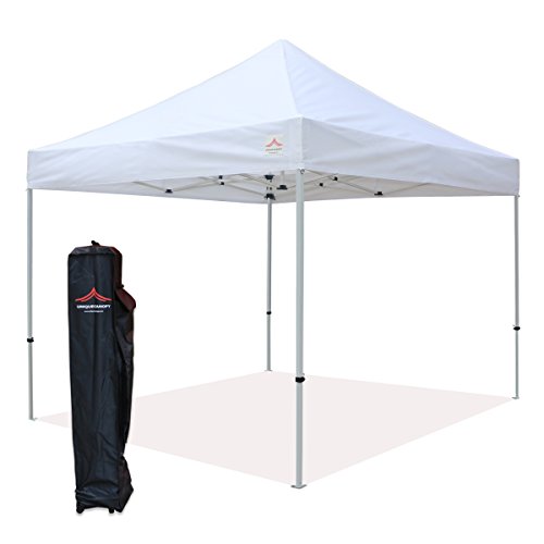 UNIQUECANOPY 10'x10' Ez Pop Up Canopy Tent Commercial Instant Shelter, with Heavy Duty