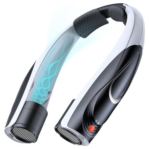 Tenvolti Portable Neck Fan- Hands Free Personal Fan, 6 Speeds 6000mAh Long-Lasting Battery Faster Cooling, USB-C Rechargeable, 360° Airflow, Quiet Gifts for Women Men Office Travel Outdoor