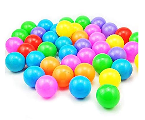 Amazon.co.jp: カラーボール おもちゃボール 7色50個 直径約5.5cm