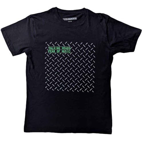 T-shirt Talking Heads Fear Of Music noir unisexe pour les fans de rock