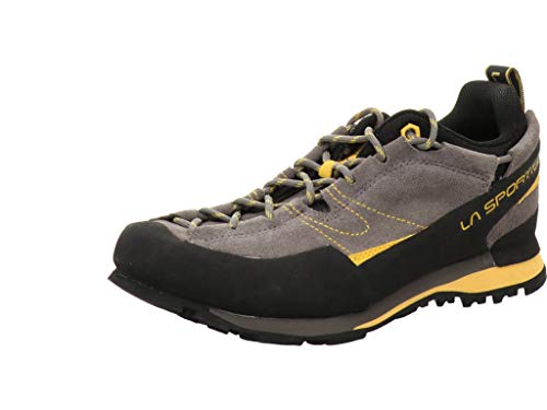 LA SPORTIVA M Boulder X Grau - Robuster Herren Approach-Schuh, Größe EU 43.5 - Farbe Grey - Yellow