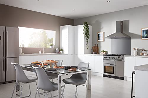 Rangemaster-PROP90DFFSSC-Freestanding-Range-Cooker-Two-Fan-Ovens-AA-Rated-5-Burner-Gas-Hob-Stainless-Steel