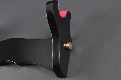 Miniatura 2 de Pie de mesa de madera negra laqueada Handmade Sword, para espadas katana o wakizashi, de lujo, cuadro titular de la visualización