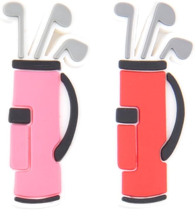 Golf Sports Silicone Focal Beads Colorful Golf Bag Ballpoint Pens Charms image 3