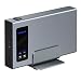 Inateck Aluminum USB-C RAID HDD Enclosure Dual Bay with a Portable Stand for 2x 2.5" SATA SSD/HDD Hard Drive Enclosure - USB 3.1 Gen 2 Type C Port with 10 Gbps Superspeed (FE2101)