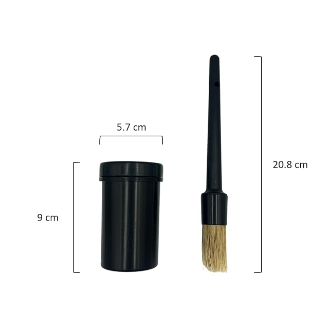 Foto 3 de 4 de JA Horse JA2005 - Recipiente para aceite de pezuñas con pincel para pezuñas, color negro