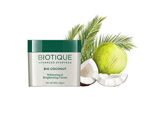 Image of Biotique Bio Dandelion Visibly Ageless Serum, 40 ml And Biotique Bio Coconut Whitening And Brightening Cream, 50g
