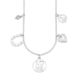 Motive und Halskette aus 925er Sterling Silber gefertigt