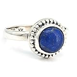 Material: 925 er Sterlingsilber, Stein: Lapis Lazuli