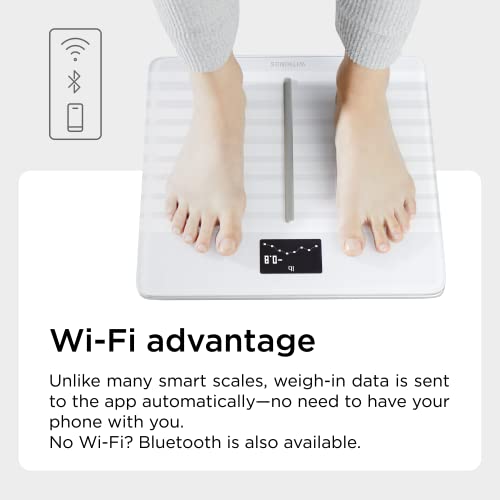Withings Body Cardio – Premium Wi-Fi Body Composition Smart Scale, Tracks Heart Health, Vascular Age, Bmi, Fat, Muscle & Bone Mass, Water %, Digital Bathroom Scale With App Sync Via Bluetooth Or Wi-Fi #TOP4