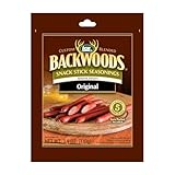 LEM Products Backwoods Reduced Sodium Original Snack Stick Seasoning, Ideal for Wild Game and Domestic Meat, Seasons Up to 5 Pounds of Meat, 3.9 Ounce Packet with Pre-Measured Cure Packet Included