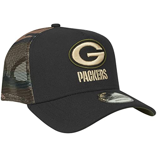 New Era Snapback Trucker Cap Bay Packers Wood Camo - vue 3