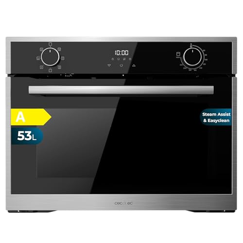 Cecotec Horno Integrable 45cm Alto Multifunción Bolero Hexa M224500 Edge A. 2600W, 53L Capacidad, 7...