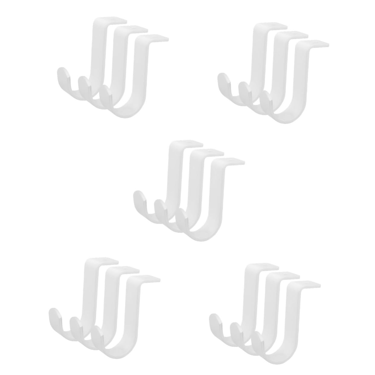 Veemoon 15pièces Support De Rideau Réglable Inoxydable De Brackets pour Tiges De Rideau Installation Facile Et Compatible avec Styles De Rideaux Variés Couleur Élégante Et Moderne