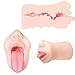 Porn Star Deep Throat Oral Sex Masturbator for Men | Realistic Male Masturbation Stroker Sleeve by Healthy Vibes [Has Teeth, Tongue, Mouth Texture]