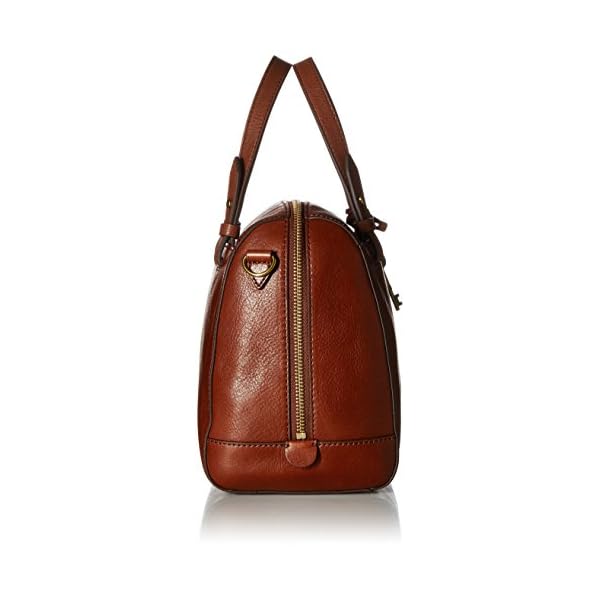 Fossil-Womens-Rachel-Satchel-Purse-Handbag Fossil Women's Rachel Leather Satchel Purse Handbag, Brown (Model: ZB7256200)