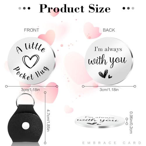 Long Distance Relationship Gifts, Pocket Hug For Boyfriend Girlfriend, Long Distance I Love You Gifts For Him Her, Just Because Romantic Gift For Him Her Valentines Day Graduation Christmas Birthday