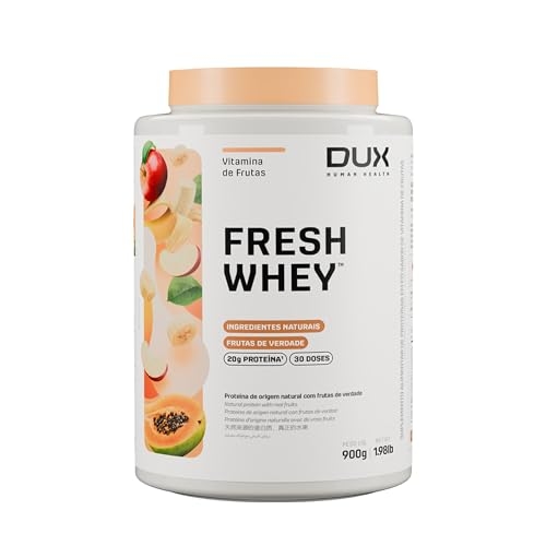 Fresh Whey Protein - Vitamina de Frutas 900g - 20g de Proteínas por Porção - Suplementos N...