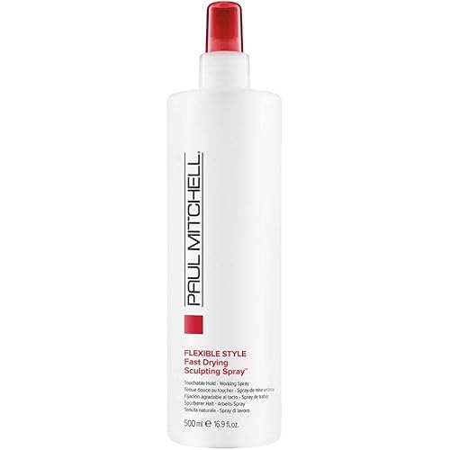 Paul Mitchell Fast Drying Sculpting Spray, Medium Hold, Touchable Finish, For All Hair Types, 16.9 fl. oz.