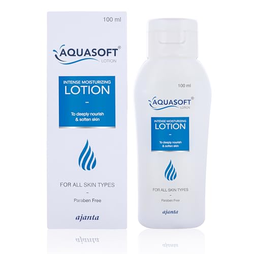 Image of Aquasoft Lotion | Lightweight | Fast Absorbing | Non-comedogenic | Hypoallergenic | Paraben-free | Dermatologically Tested | Shea Butter + Glycerin + Squalene | Non-sticky | All Skin Types | 100 ml
