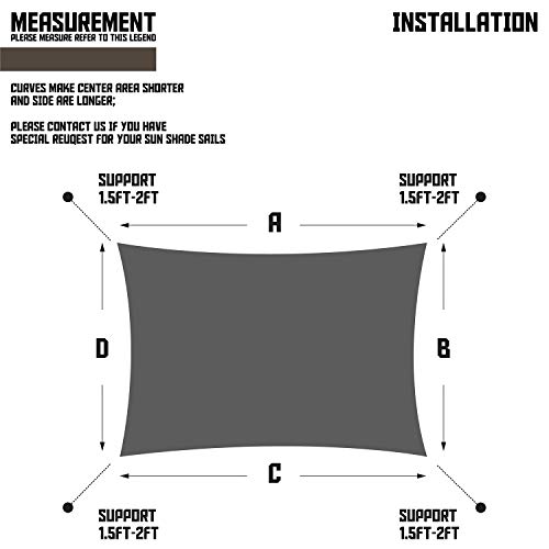 Tang Sunshades Depot Brown 18' X 18' Sun Shade Sail Permeable Canopy Cover Customize Commercial Standard 180 Gsm Hdpe #TOP3