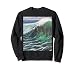 Big breaker Surf oceano onda Felpa