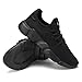 Men's Casual Athletic Sneakers Fashion Lightweight Breathable Mesh Running Shoes Black Size 8