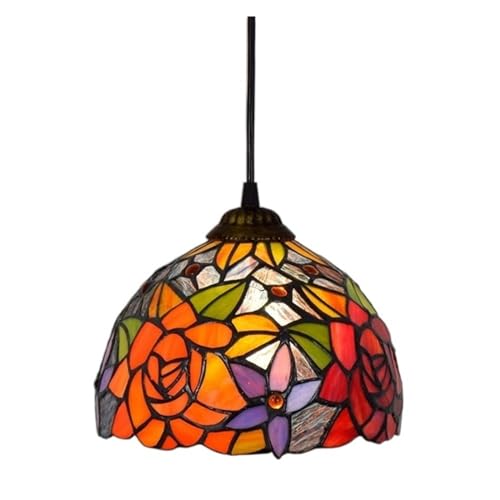 Tiffany vitrail suspendu vintage crée une lumière mosaïque turque pour salon