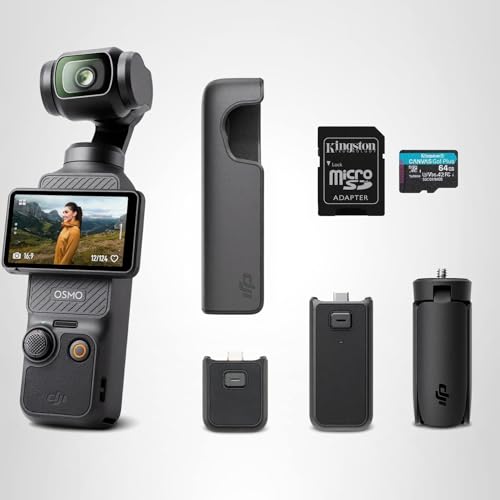 DJI Osmo Pocket 3 Capture More Combo, Vlogging Camera with 1′′ CMOS & 4K/120fps Video, 3-Axis Stabilization, Fast Focusing, Face/Object Tracking, 2" Rotatable Touchscreen - Image 9