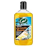 Turtle Wax Shampoing à la Carnauba 500ml – Un shampoing auto ultra glissant qui apporte brillance et protection à la peinture et aux surfaces extérieures de votre véhicule.
