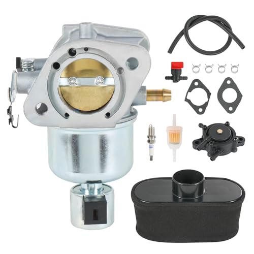 RUIANOMG 15004-0985 Carburetor Replacement For Kawasaki FR651V FS651V FR691V FS691V Engine Include Air Filter Fuel Pump Replace 15004-0828 15004-0986