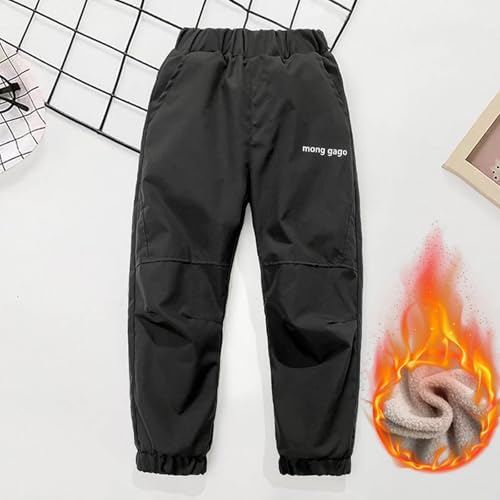 Teevaseoan キッズ スノーパンツ 120 ブラック