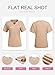 SHEWIN Womens T Shirts Casual Short Sleeve Work Tee Shirt Office Loose Solid Color V Neck Top Cute Tops for Women Fashion 2026,US 16-18(XL),Khaki
