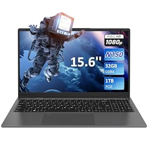 Auusda T156A 15.6″ Laptop, 32GB RAM + 1...