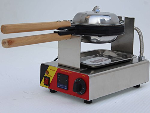 Generic Commercial Use Nonstick 110v 220v Electric 180° Rotating Digital Egg Waffle Maker