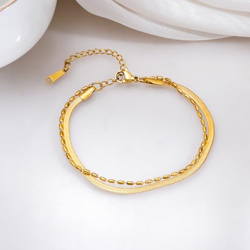Image of Rubans Oxidised Anklets Jewellery Gift for Women & Girls | Kundan Ethnic Traditional