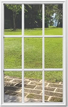 22 x 36 Entry Door Clear Glass Insert 9 Lite Low E