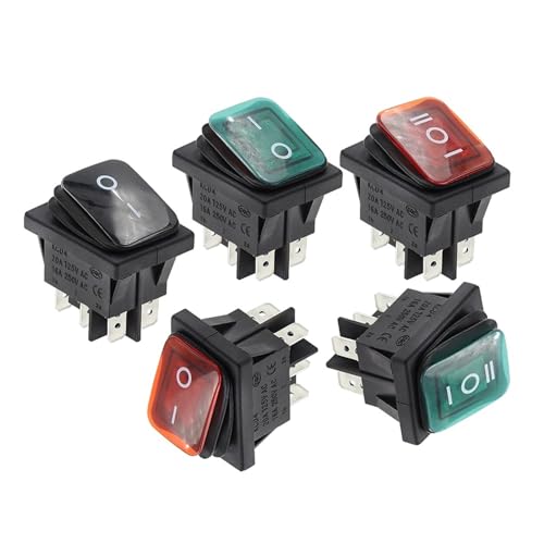 Interruptor estanco KCD2 de alta resistencia con indicador led para barcos 3