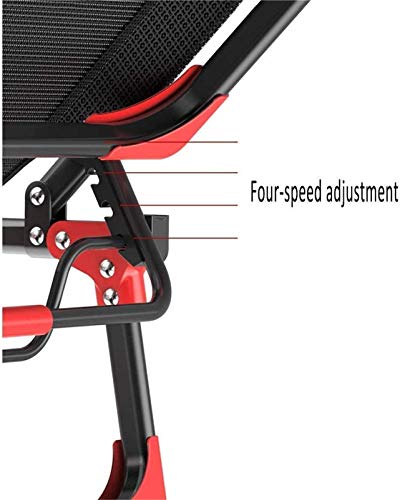Chaises de camping légères avec dossier réglable et lit pliant adulte portable - 4