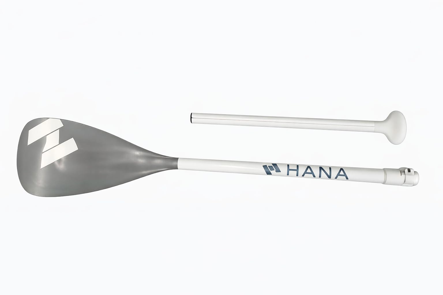 HANA Pagaie de Longe CÔTE et Marche Aquatique – Réglable 100-130 cm – Ultra Légère 520g – Manche Aluminium Anti-Corrosion & Pales Nylon – Poignée Ergonomique en T – 2 Parties