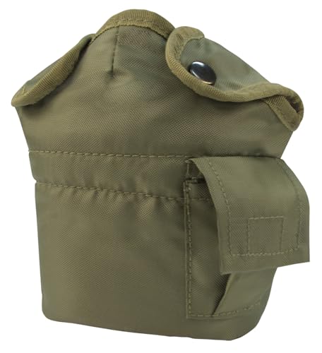 Funda para Cantimplora Estilo GI Rothco con Clips y Forro Aislante miniatura 1