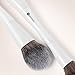 KINGMAS Round Foundation Brush, Double-ended Kabuki Makeup Brush, Large Foundation Brush and Medium Concealer Brush for Beauty Liquid, Cream, Powder, Blending Buffing Face Makeup Tools