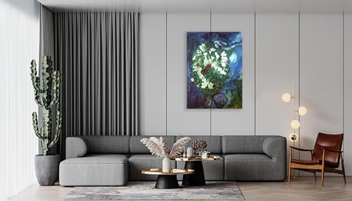 Marc Chagall Poster Wheatfield Toile Déco Sans Reflet - 3