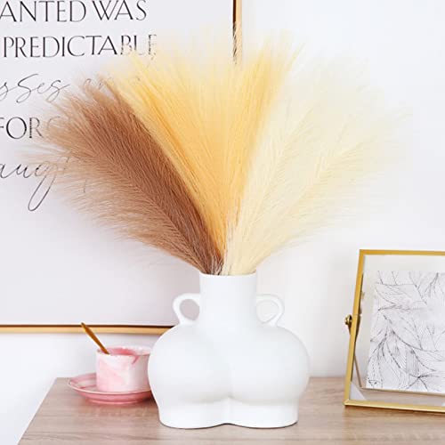 Pampas Grass Large 50cm Decoración Artificial miniatura 3