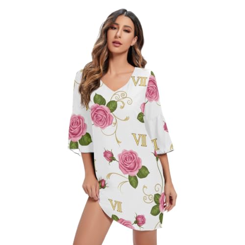 Robe en mousseline vintage à motif hawaïen pour vos soirées d'été