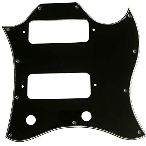 Gibson SG P90 �t���t�F�C�X�X�^�C���M�^�[�s�b�N�K�[�h�X�N���b�`�v���[�g(4�w�u���b�N)