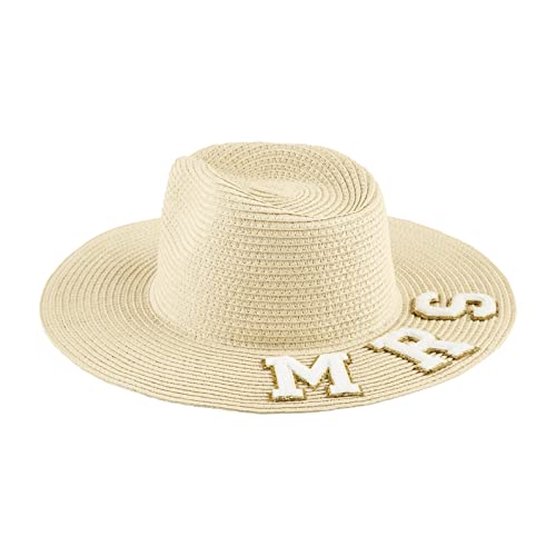 Chapeau fedora femme mariée couleur peau taille unique Mud Pie
