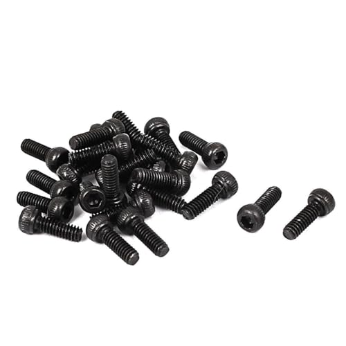 �Z�p���t���{�^���L���b�v�l�W �t���X���b�h 12.9�O���[�h�����| ���]�ԏC�� ���ƌ��� �ϋv�� �ώK�� �����݌v ���͕��U �ԗ� �@�B �����e�i���X DIY�v���W�F�N�g M2x6mm 25 pcs �u���b�N25 pcs